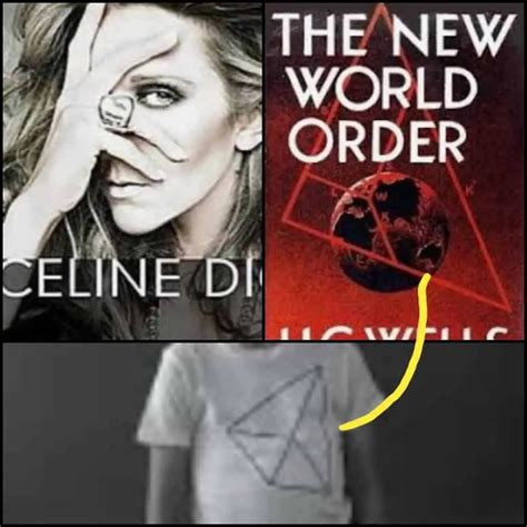 celine deon clothes line is occult|celine dion upside down.